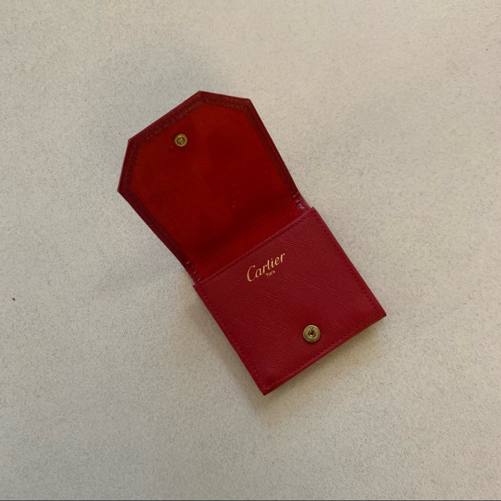 CARTIER LEATHER RING POUCH